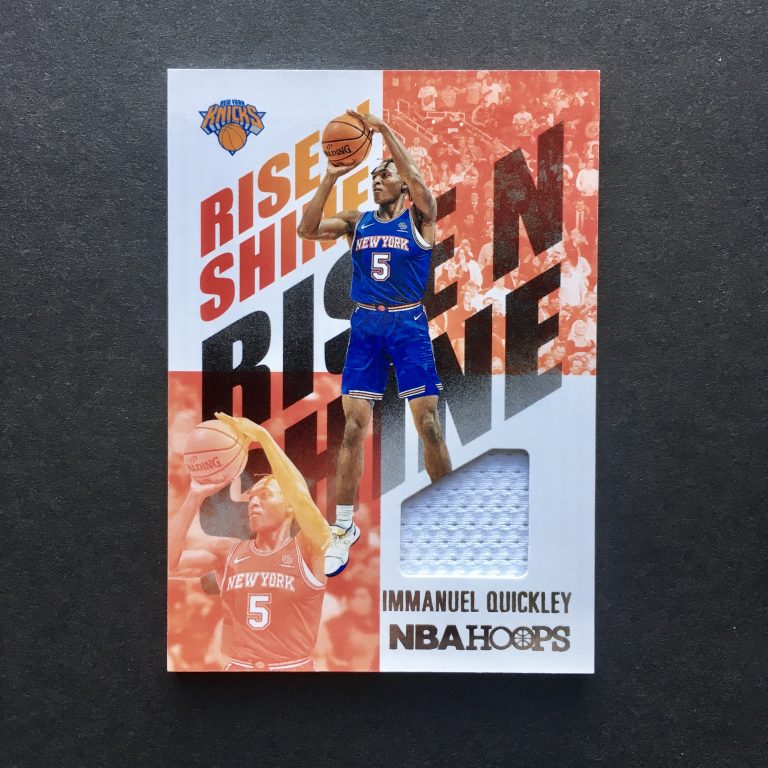 Immanuel Quickley Patch Relic Card