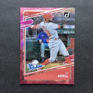 Jo Adell Pink Fireworks Rookie Card