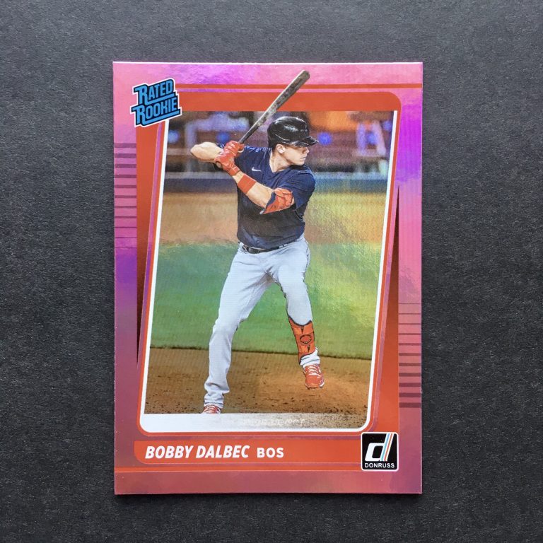 Bobby Dalbec 2021 Donruss Pink Rated Rookie
