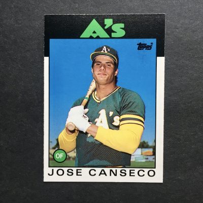 Jose Canseco 1986 Topps Traded Rookie