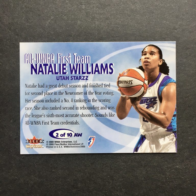Natalie Williams 2000 SkyBox Dominion All-WNBA Insert