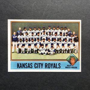 Kansas City Royals 1976 Topps Team Card