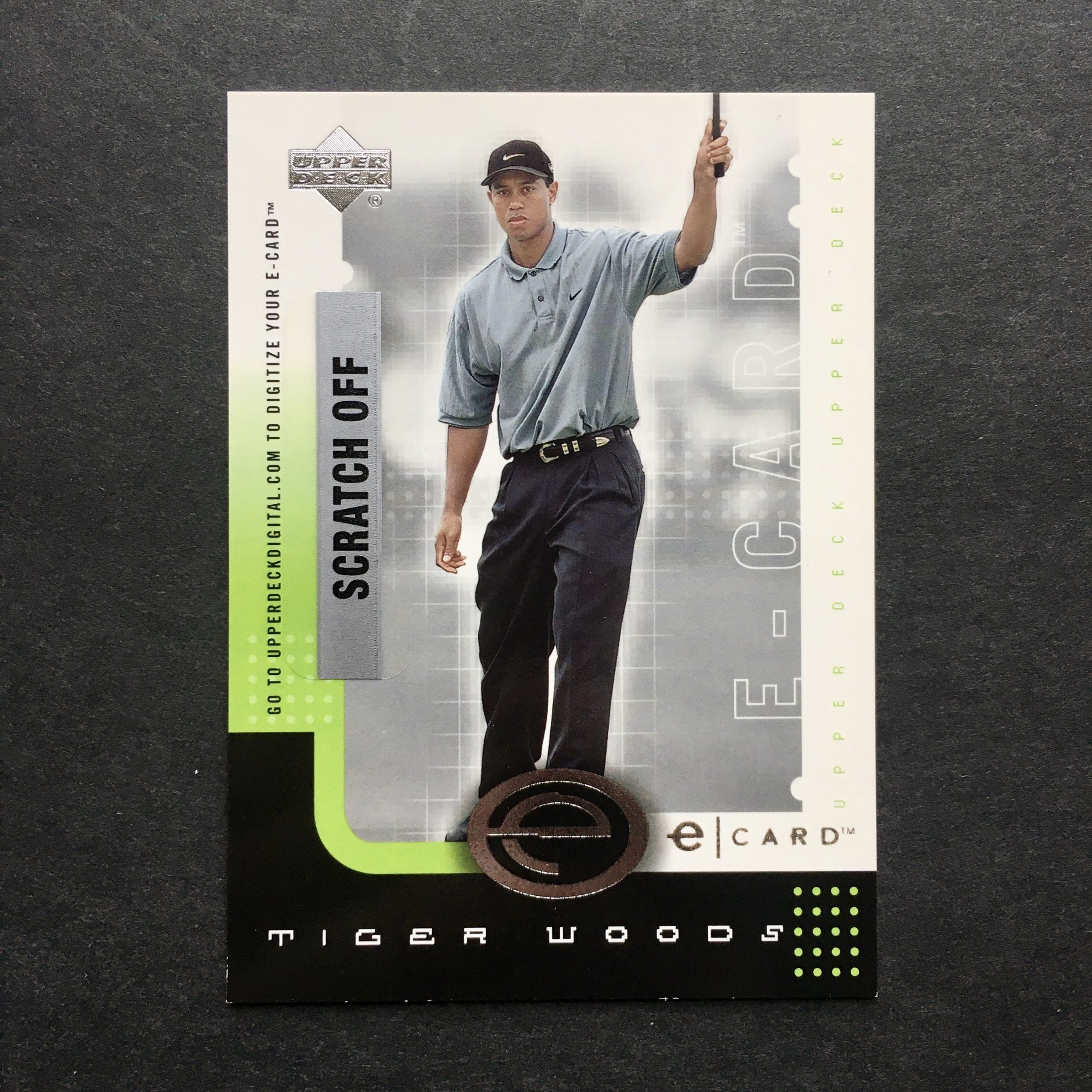 Tiger Woods 2001 Upper Deck E-Card Insert