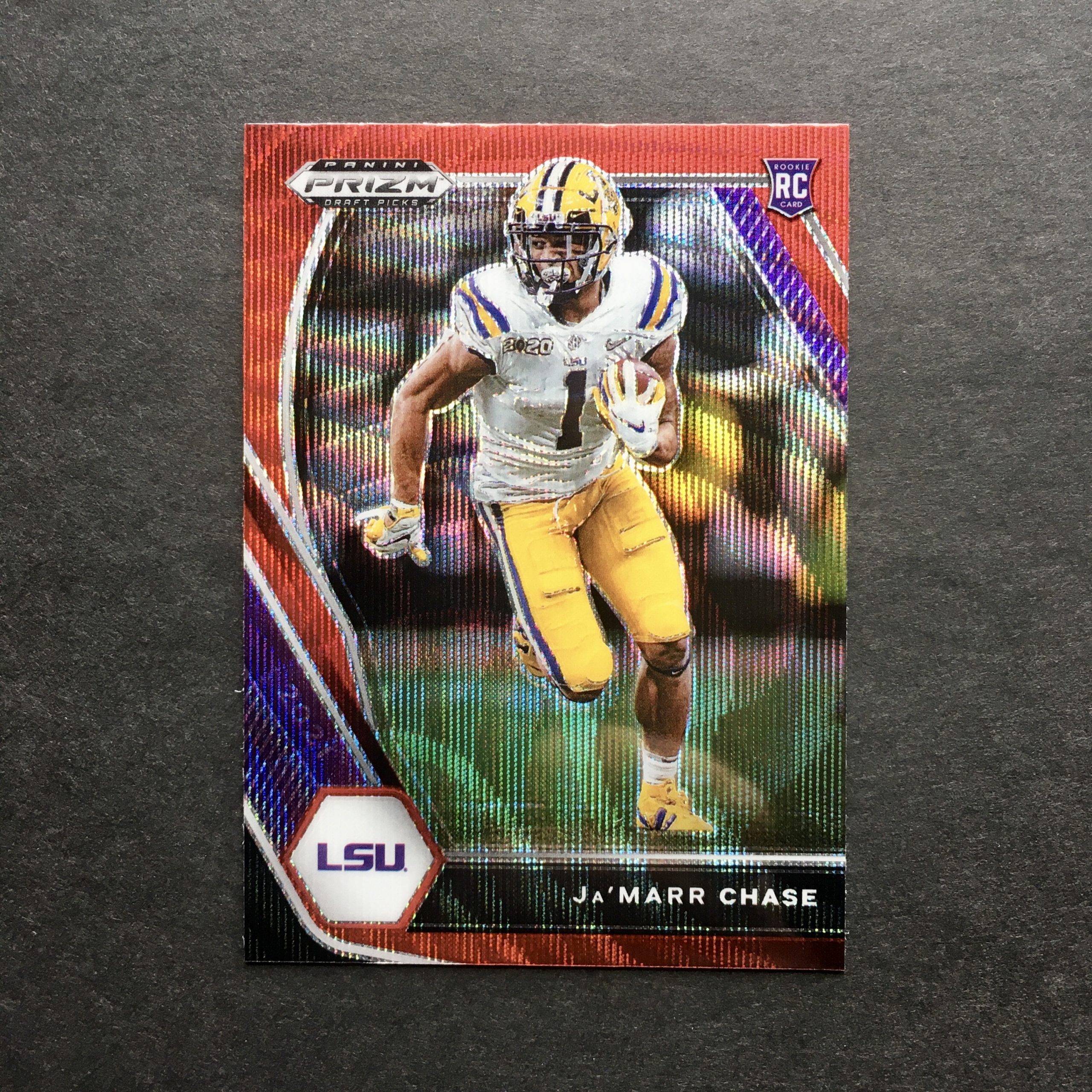 Ja'Marr Chase 2021 Prizm DP Red Wave Rookie