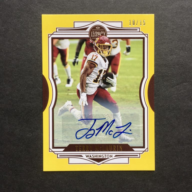 Terry McLaurin 2021 Legacy Auto Yellow Rookie /15