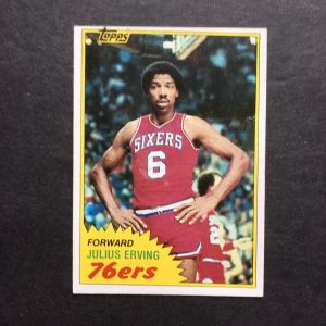 Julius Erving 1981-82 Topps Card