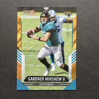 Gardner Minshew II 2021 Score Lava Card /575