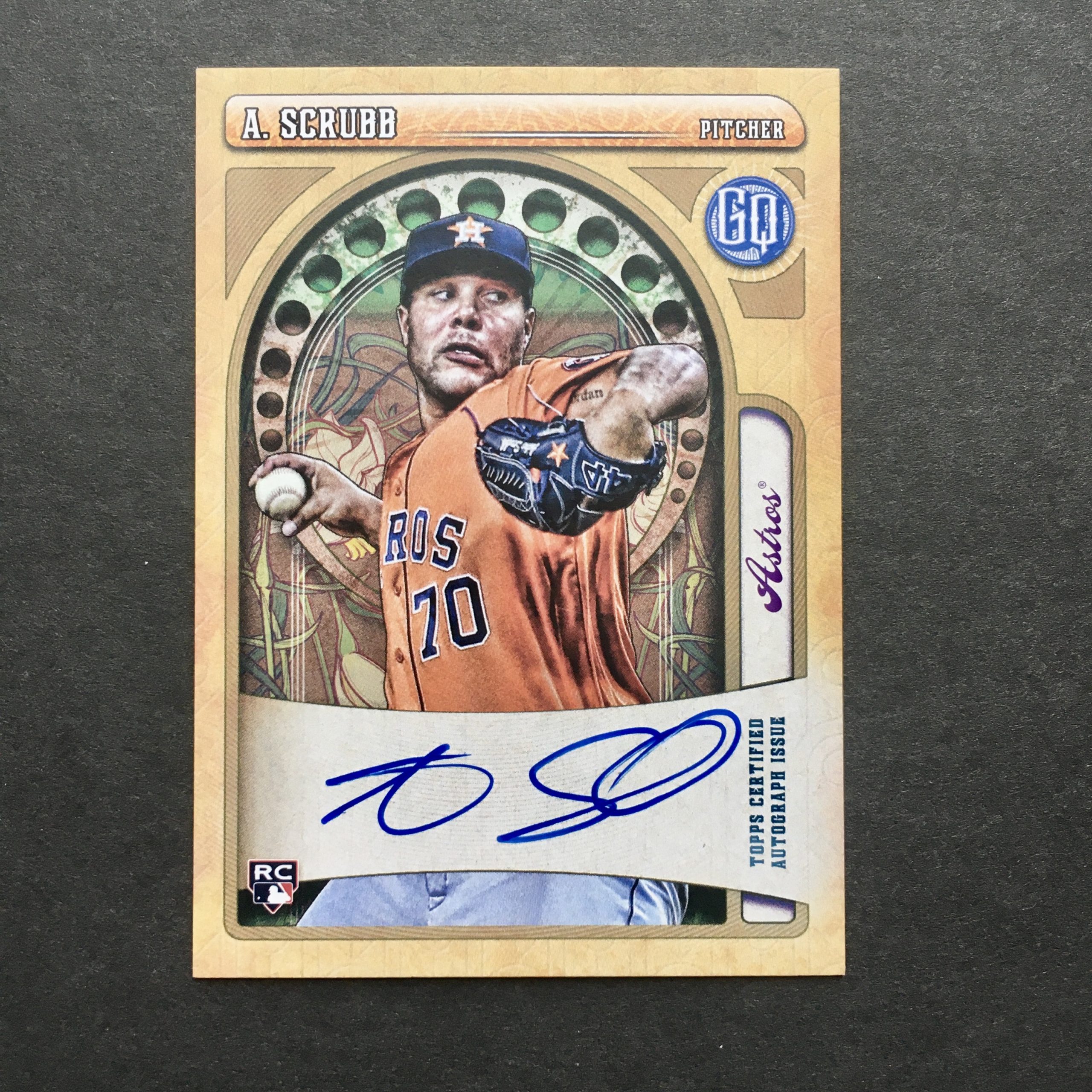 Andre Scrubb Gypsy Queen Auto Font Swap Rookie