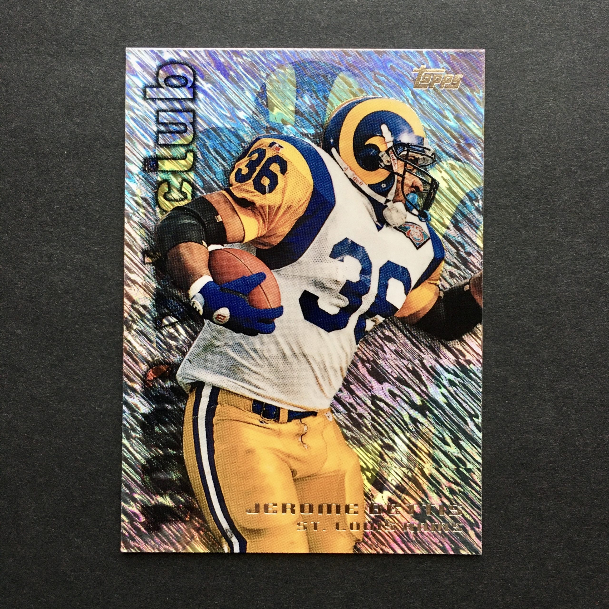 Jerome Bettis 1995 Topps 1000 Yard Club Booster Holo