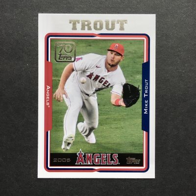 Mike Trout 2021 Topps 70 Years of Topps Card