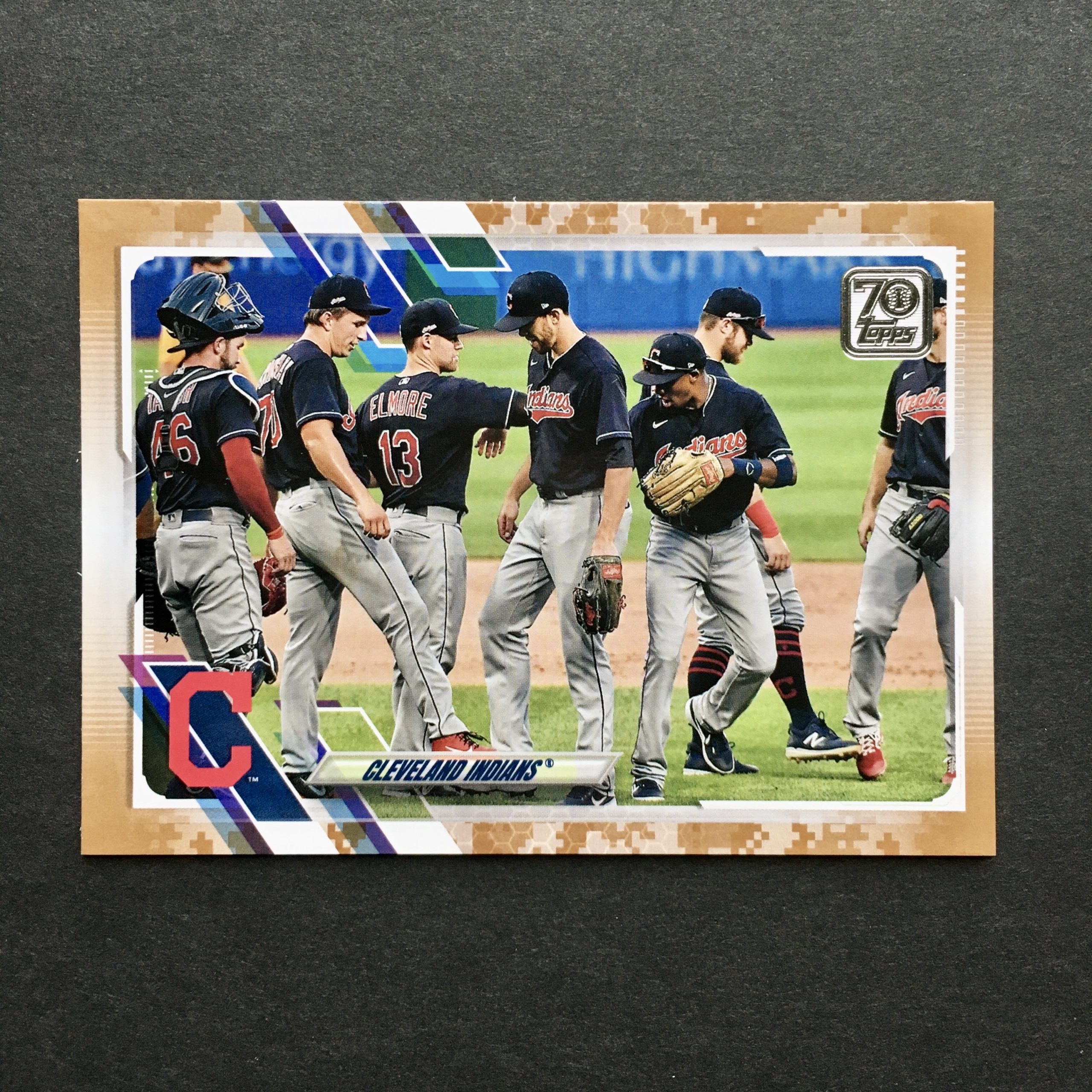 Cleveland Indians 2021 Topps Memorial Day Camo /25