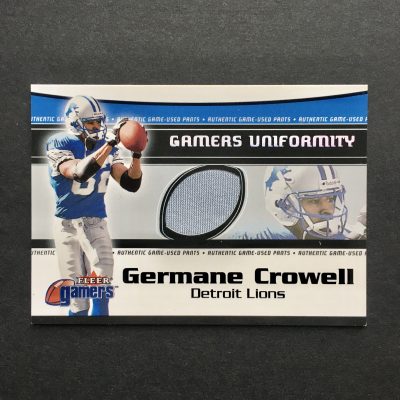 Germane Crowell 2000 Fleer Gamers Uniformity Relic Card