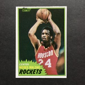 Moses Malone 1981-82 Topps Card