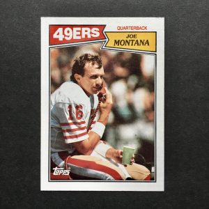 Joe Montana 1987 Topps Card