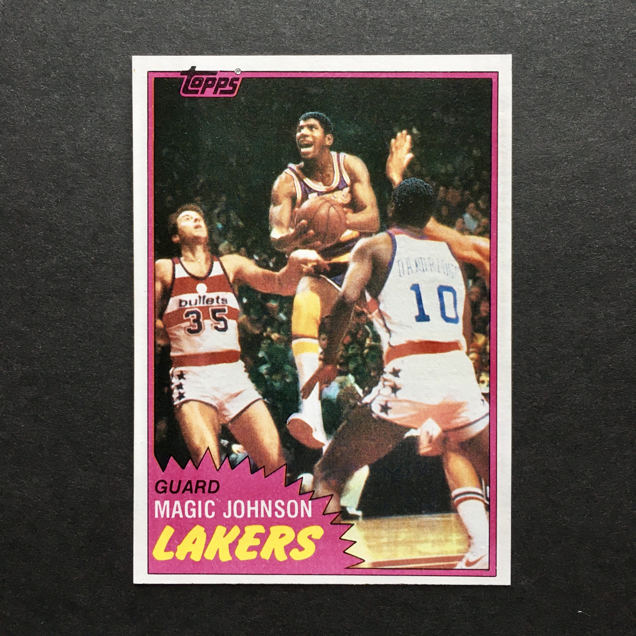 Magic Johnson 1981-82 Topps Card