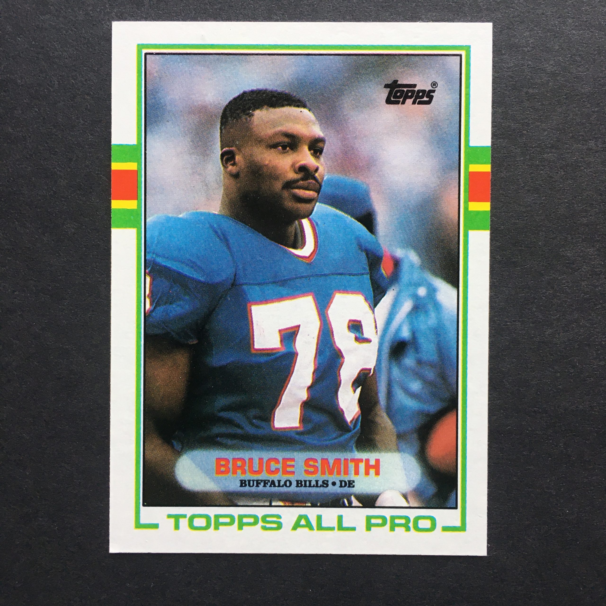 Bruce Smith 1989 Topps Card