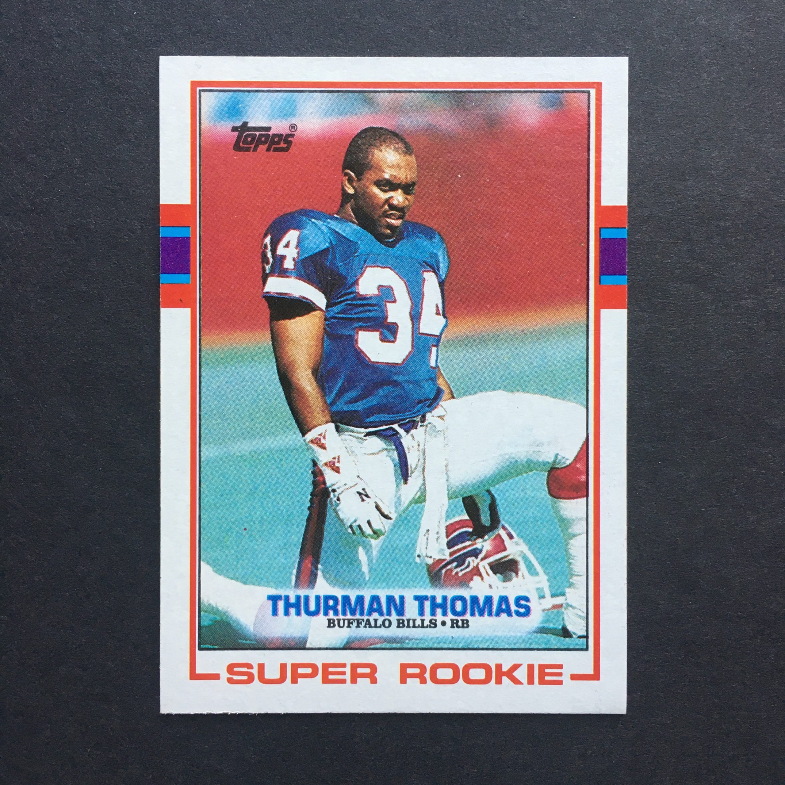 Thurman Thomas 1989 Topps Rookie Card