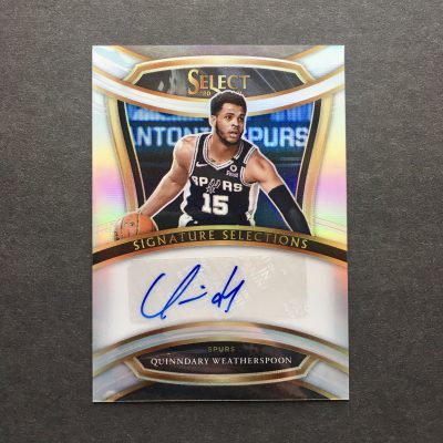 Quinndary Weatherspoon Select Signature Selections Auto Insert