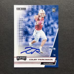 Colby Parkinson 2020 Playoff Red Zone Auto Rookie