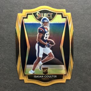 Isaiah Coulter Select Gold Prizm Die Cut Rookie /10