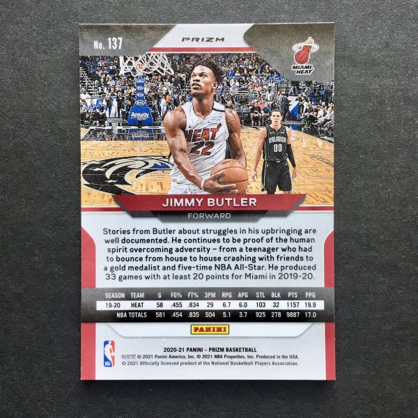 Jimmy Butler 2020-21 Prizm Red Cracked Ice