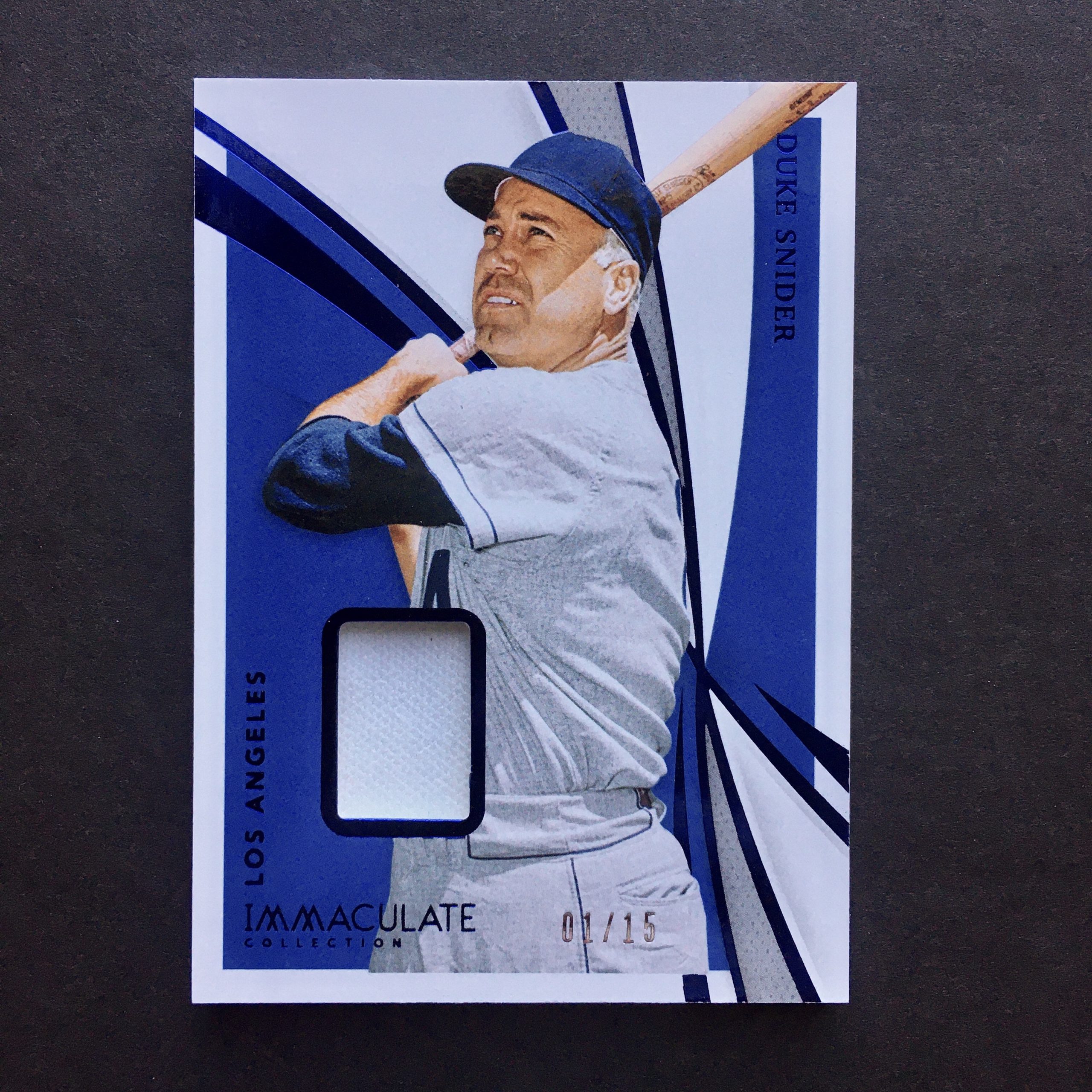 Duke Snider 2021 Immaculate Jersey Patch Relic /15