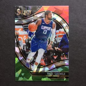 Paul George Select Courtside Red White Green Cracked Ice Prizm