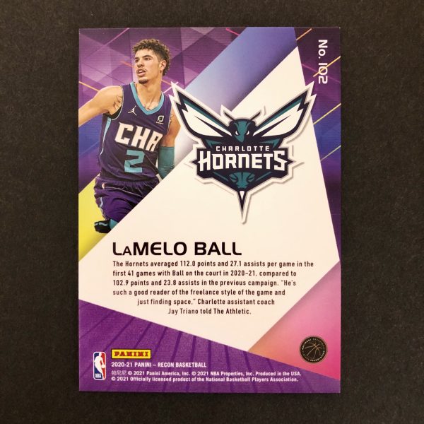 LaMelo Ball 2020-21 Recon Rookie Card