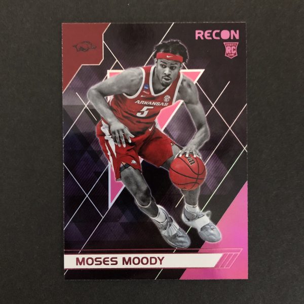 Moses Moody 2021-22 Chronicles Recon Pink Rookie