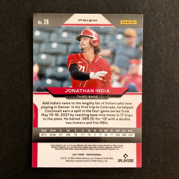 Jonathan India 2021 Prizm Red White Blue Rookie