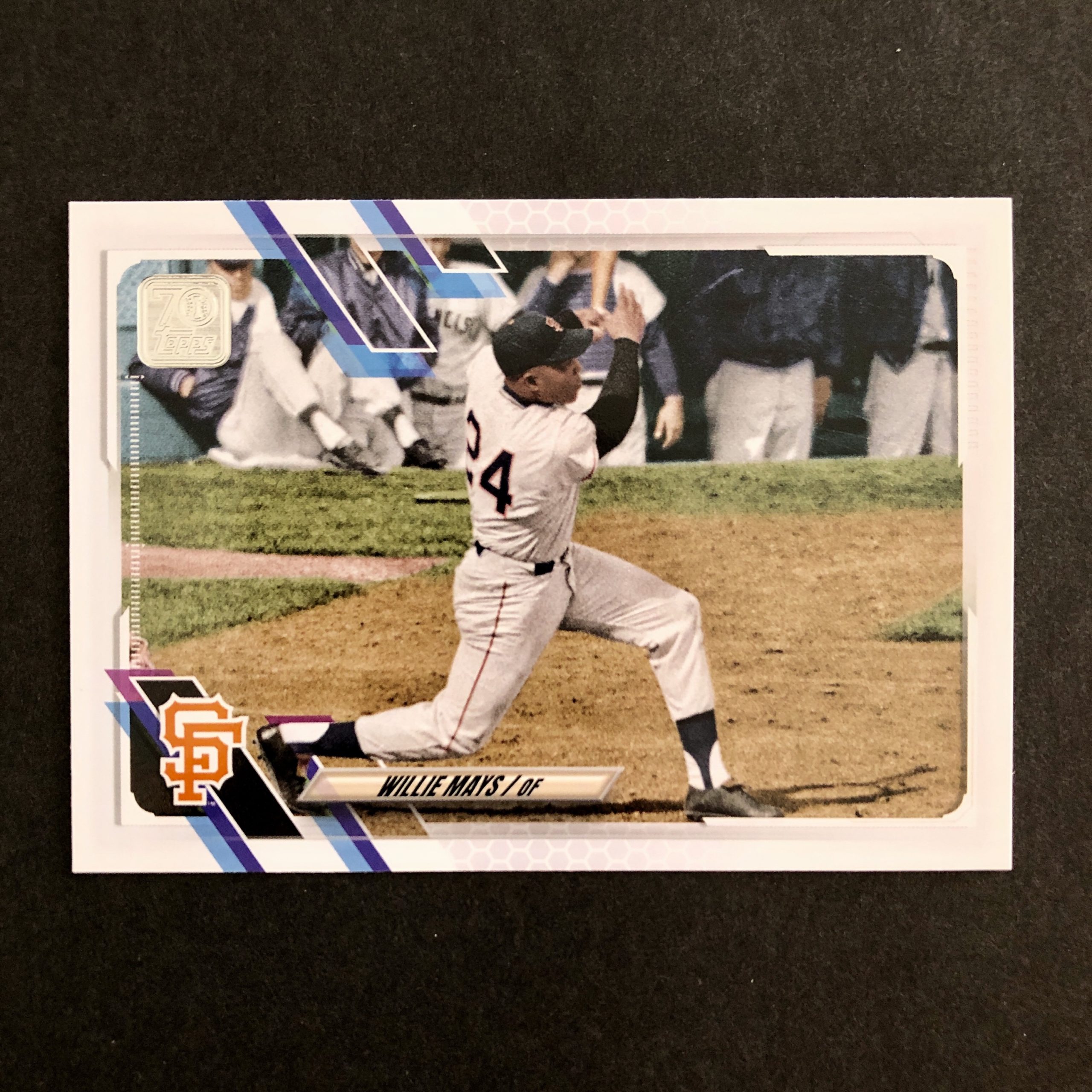 Willie Mays 2021 Topps Update SP Card