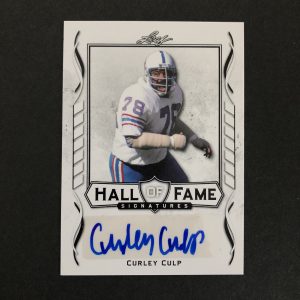 Curley Culp 2021 Leaf Hall of Fame Signatures Auto