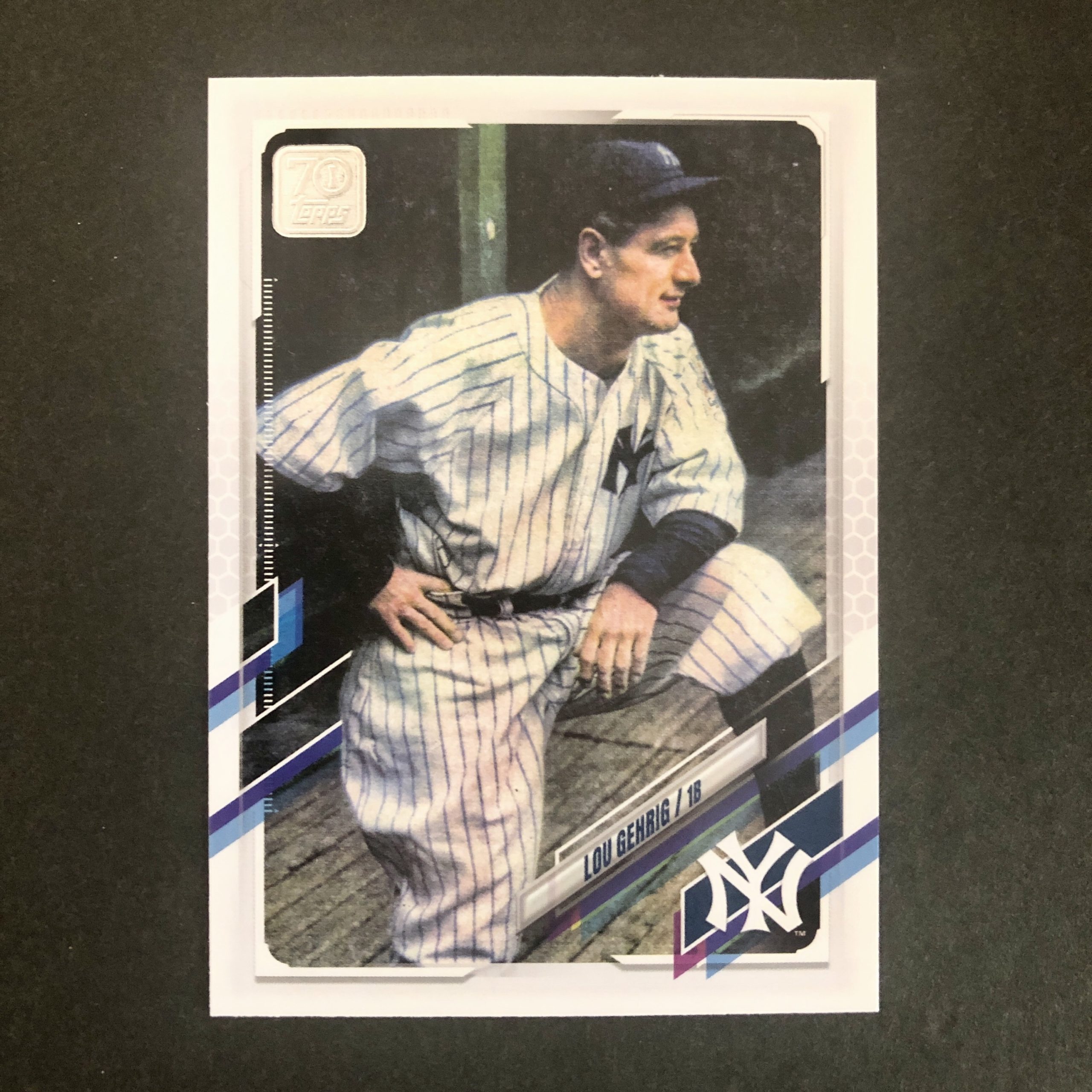 Lou Gehrig 2021 Topps Update SP Card