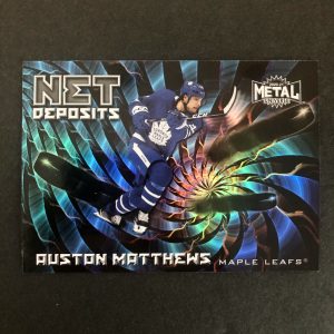 Auston Matthews 2020-21 Metal Universe Net Deposits
