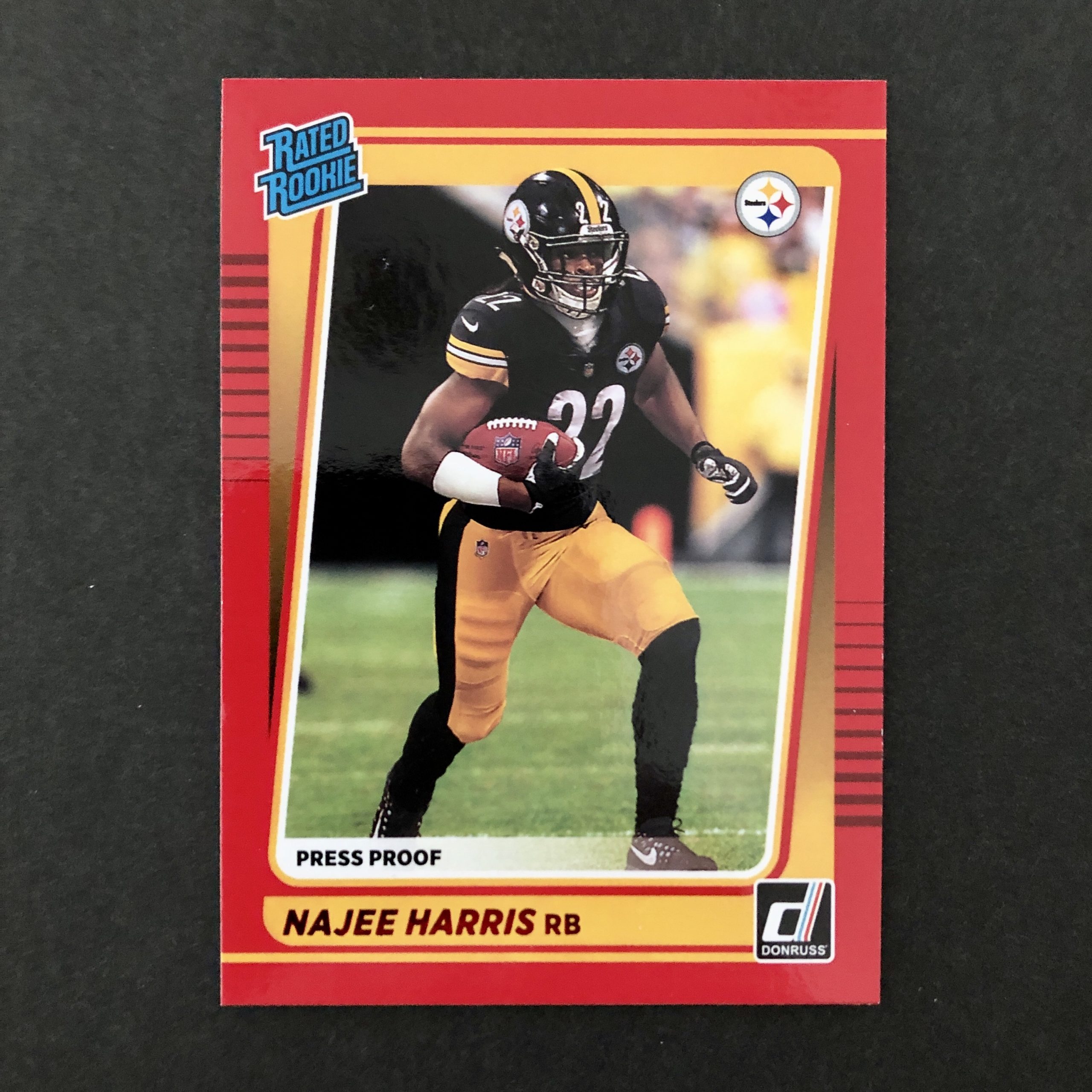 Najee Harris 2021 Donruss Red Press Proof Rated Rookie