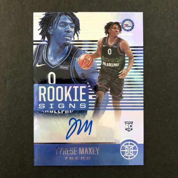 Tyrese Maxey 2020-21 Illusions Rookie Signs Auto