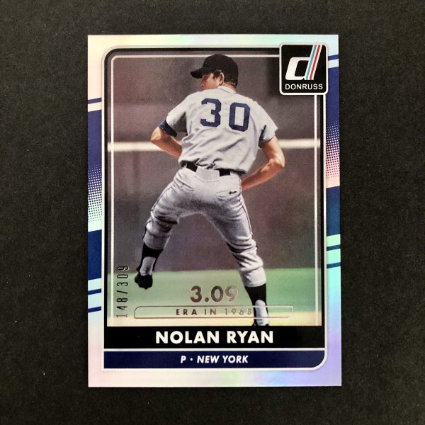 Nolan Ryan 2016 Donruss 3.09 ERA Foil /309