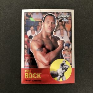 The Rock 2007 WWE Topps Chrome Heritage