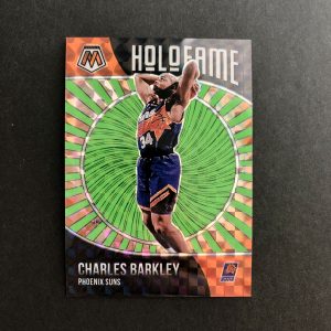 Charles Barkley 2020-21 Mosaic Holofame Green Fluorescent /10