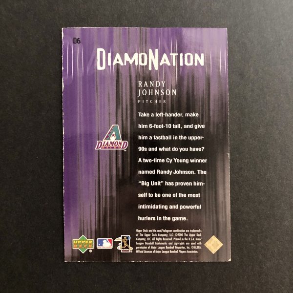 Randy Johnson 2000 Black Diamond DiamoNation