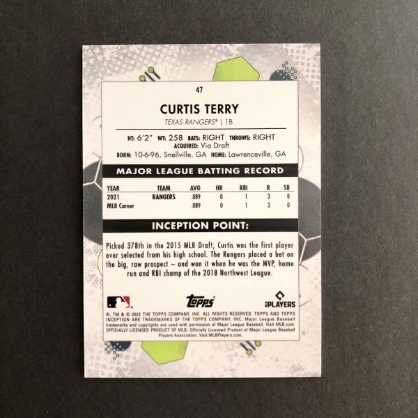 Curtis Terry 2022 Inception Green RC