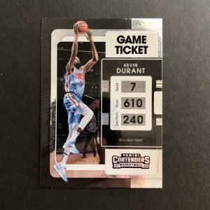 Kevin Durant 2021-22 Contenders Game Ticket Anniversary Silver Holo