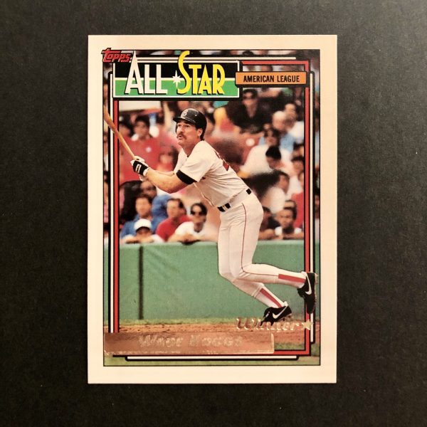 Wade Boggs 1992 Topps All Star Gold Foil Parallel
