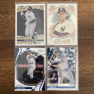 aaron judge lot of baseball cards - instant collection pack