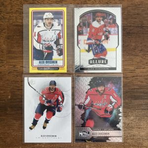 alex ovechkin lot of hockey cards - instant collection pack