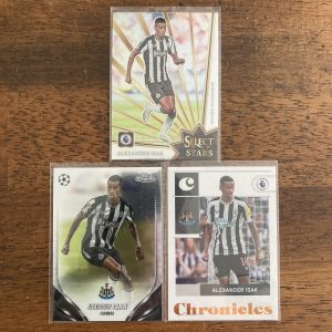alexander isak lot of soccer cards - instant collection pack