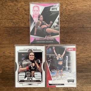 amanda nunes lot of fighter cards - instant collecting bundle pack