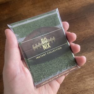 bo nix pack of football cards - instant collection lot