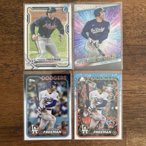 freddie freeman lot of baseball card - instant collection bundle pack