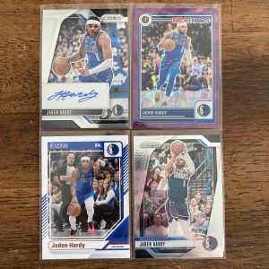 jaden hardy lot of basketball cards, autograph - instant collection bundle pack